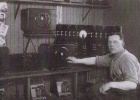 peter alewijns Jan bij de Radiocentrale [1938]